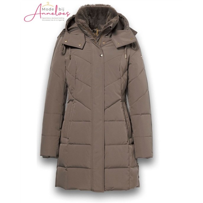 District Winterjas Affogato LM10630 - Dark taupe District Winterjas Affogato LM10630 - Dark taupe